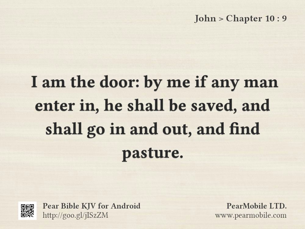 John, Chapter 10:9